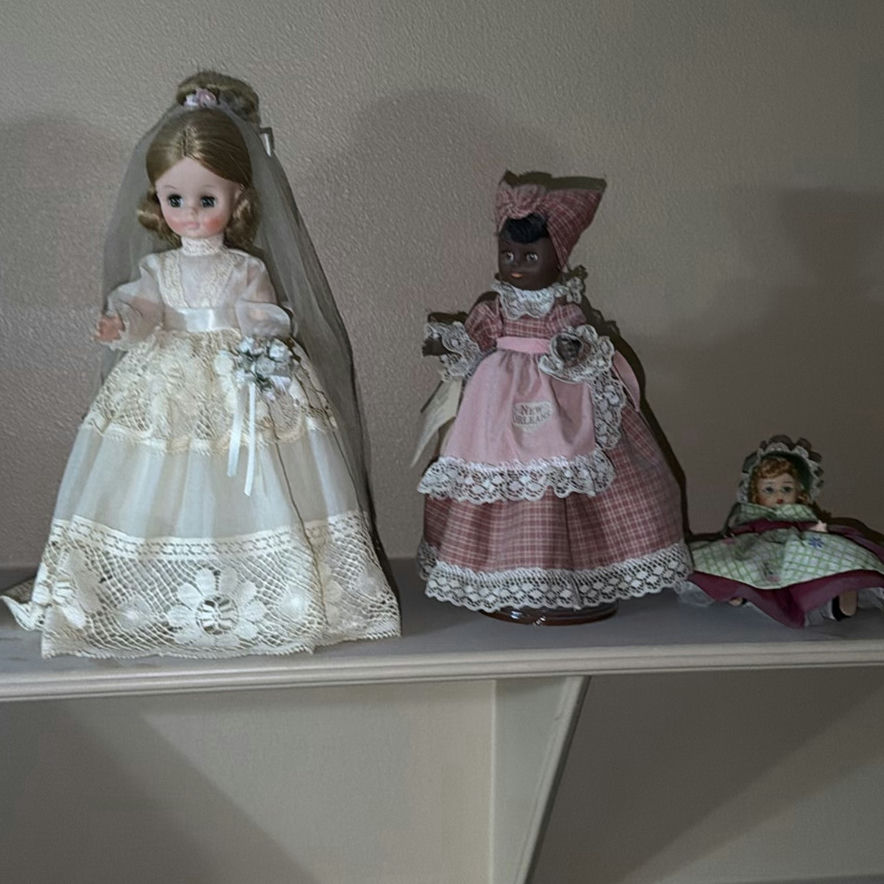 Collection of Vintage Dolls in Decorative Dresses - image 1 of 9
