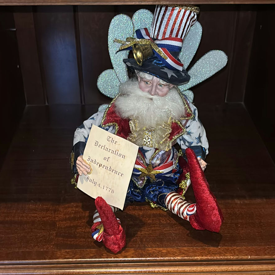 Books, Elephant Figurines, and Speaker on Wooden Bookshelf - image 13 of 17