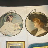 Vintage Framed Portrait Prints and Decorative Tray - thumbnail 2 of 7