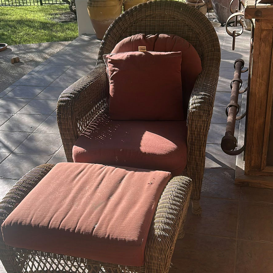 Wicker Patio Furniture Set - image 4 of 5