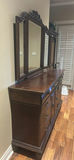Wood Dresser with Tri-Fold Mirror - thumbnail 1 of 7