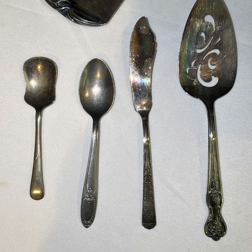 Assorted Silver-Tone Serving Pieces and Trays - image 5 of 8