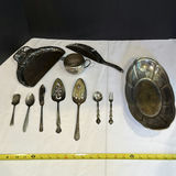 Assorted Silver-Tone Serving Pieces and Trays - thumbnail 1 of 8