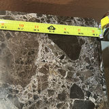 Dark Wood Cabinet with Marble-Style Top - thumbnail 5 of 7
