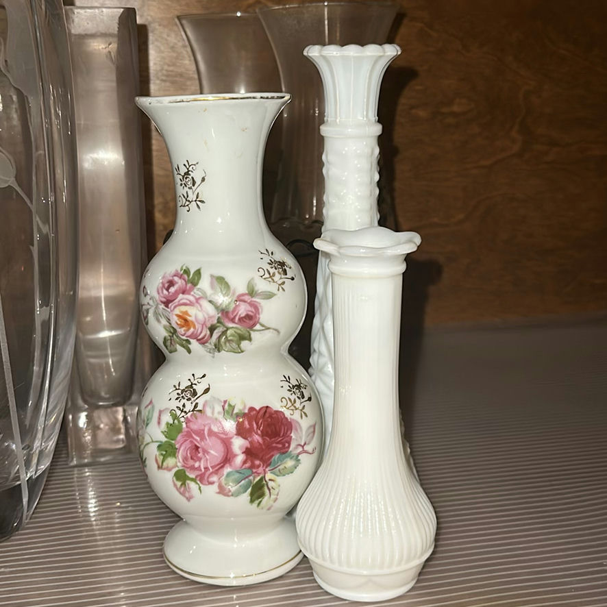 Assorted Vases, Glassware, and Modernhome Wine Accessory Set - image 7 of 11