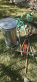 Garden Tools, Hose, Watering Can, and Stainless Steel Trash Can - thumbnail 5 of 5