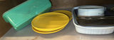 CorningWare and Assorted Stoneware Baking Dishes, Plates, and Bowls - thumbnail 2 of 4