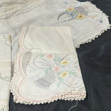 Embroidered Linen Tablecloths and Decorative Linens - thumbnail 3 of 5
