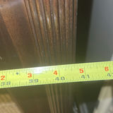 Wood Cabinet with Woven Panel Doors and Interior Mirror - thumbnail 5 of 6
