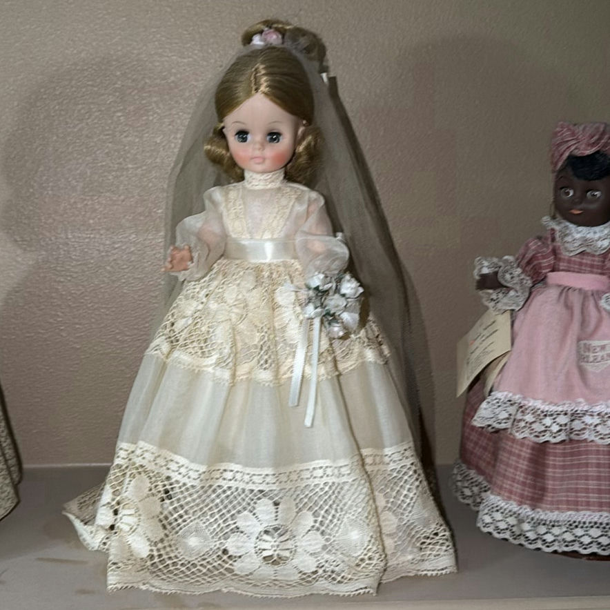 Collection of Vintage Dolls in Decorative Dresses - image 3 of 9