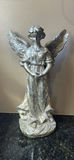 Two Framed Bird Prints and Angel Figurine - thumbnail 2 of 7