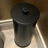 Ornate Wall Mirror and Black Bathroom Accessories - thumbnail 6 of 7