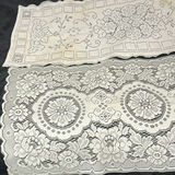 Two Lace Tablecloths and Folded Lace Linen - thumbnail 3 of 4