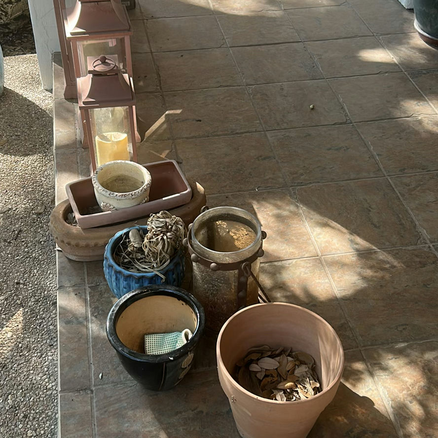 Decorative Lanterns, Candles, and Assorted Planters - image 5 of 5