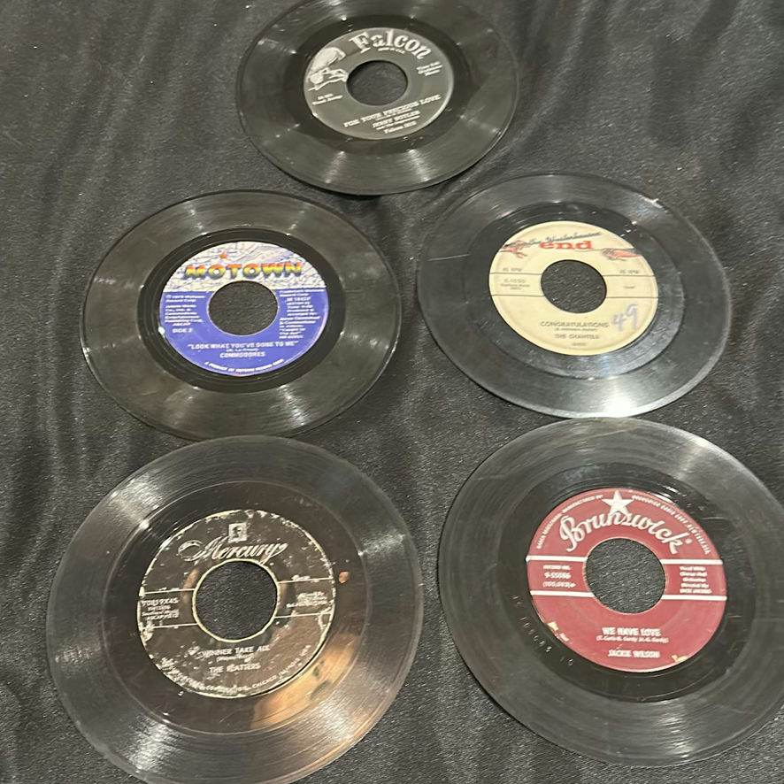 Collection of 45 RPM Vinyl Records - image 2 of 7