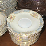 Decorative China Dinnerware and Glassware Set - thumbnail 4 of 13