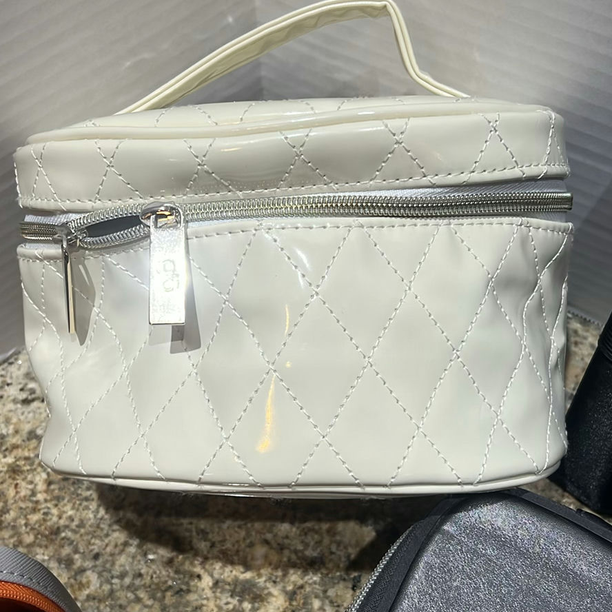 Assorted Cosmetic and Travel Bags with Fragrance Bottle - image 5 of 13