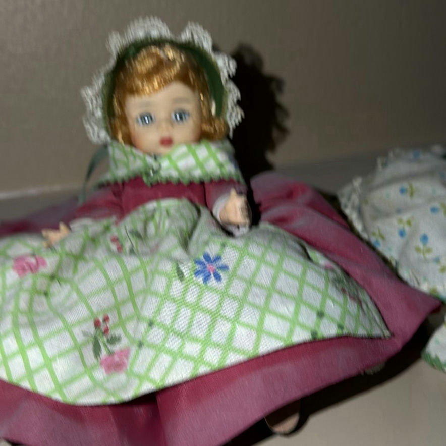 Collection of Vintage Dolls in Decorative Dresses - image 6 of 9
