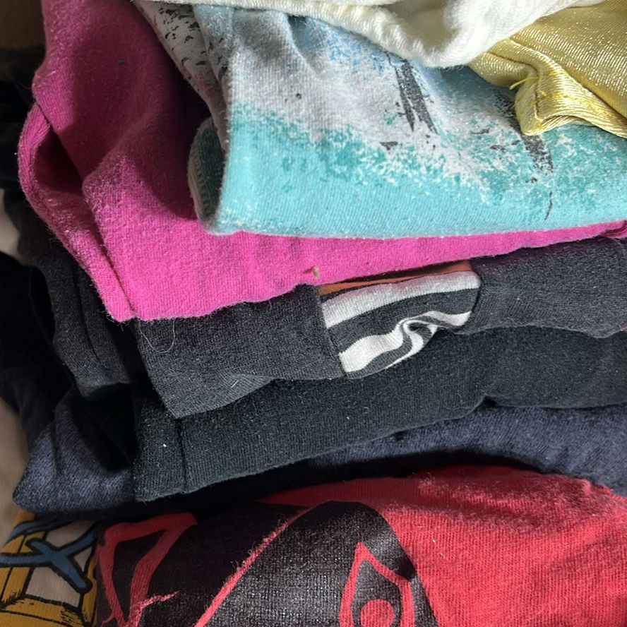 Y2K- Stack of Folded T-Shirts and Workout Wear - image 3 of 5