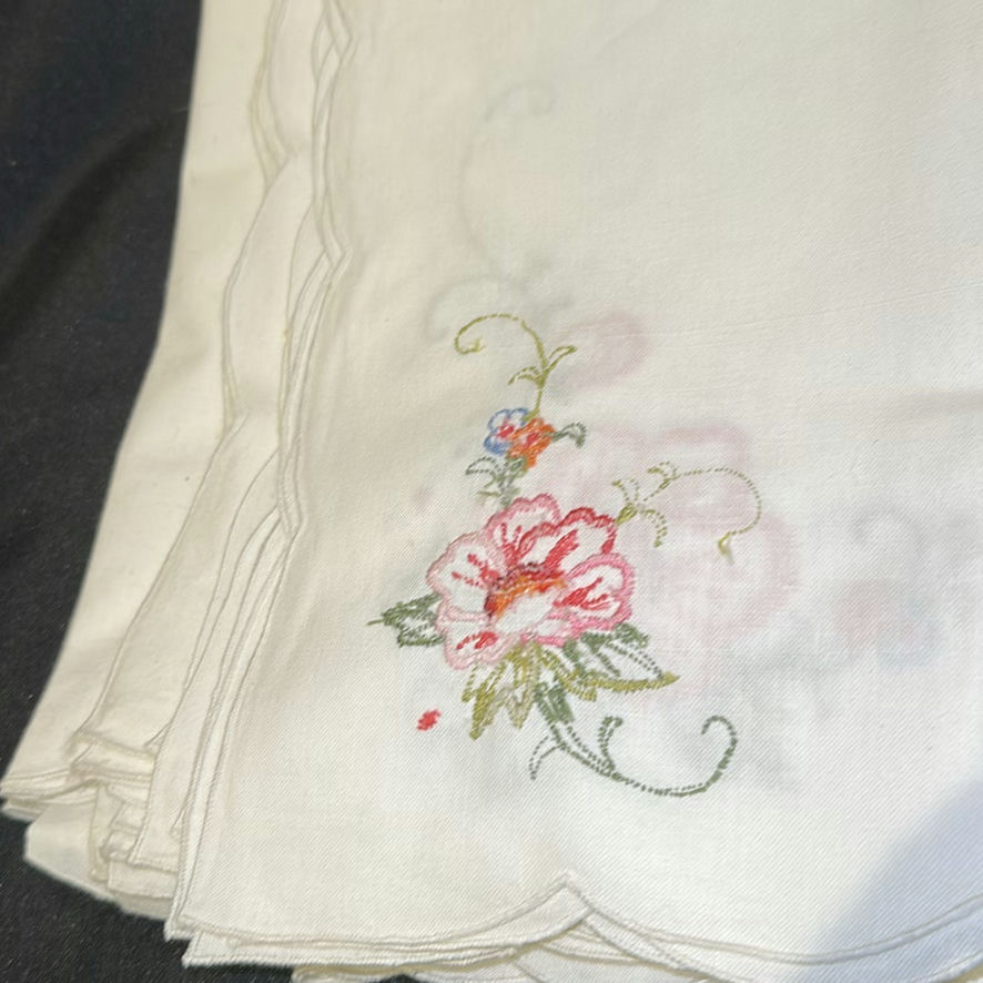 Set of Embroidered Cloth Napkins - image 3 of 9