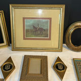 Collection of Framed Artwork and Decorative Gold-Tone Frames - thumbnail 2 of 8