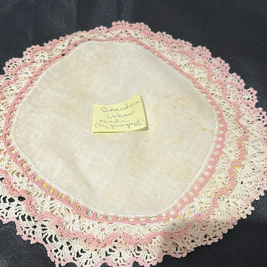 Handmade Lace Doily - image 1 of 3