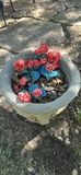 Metal Patio Chair and Decorative Planters - thumbnail 4 of 9