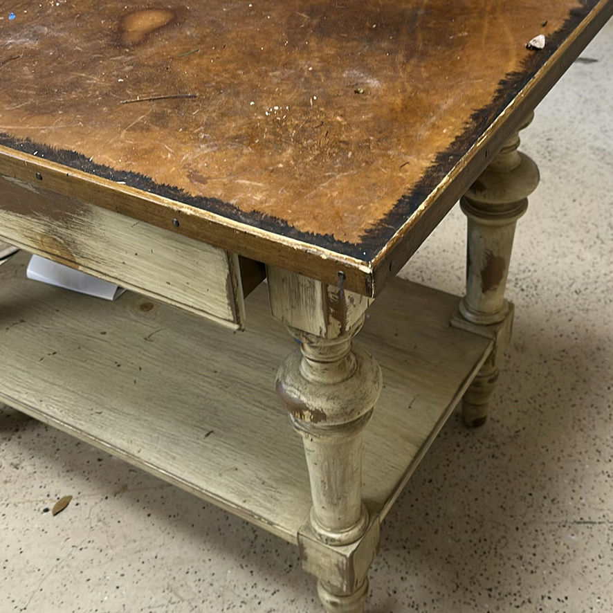 Wooden Side Table with Drawer and Lower Shelf - image 4 of 5