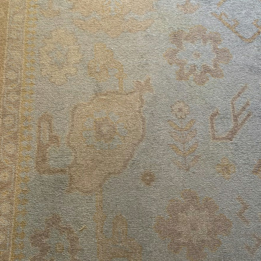 Patterned Area Rug with Fringe - image 4 of 6