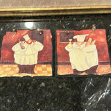 Framed Wall Art, Decorative Chef Plaques, and White Curtains - thumbnail 4 of 7