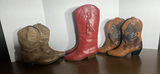 Three Pairs of Cowboy Boots - thumbnail 1 of 12