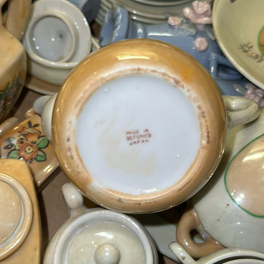 Vintage Floral Ceramic Tea Set and Dishware - image 3 of 8