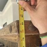 Rustic Wooden Bar Cabinet with Decorative Items - thumbnail 7 of 7
