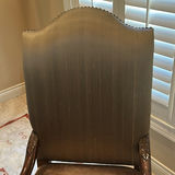 Wood Dining Table and Upholstered Chairs Set - thumbnail 6 of 10