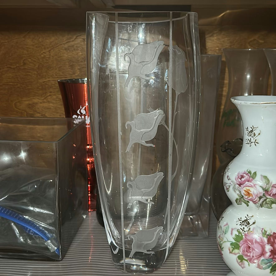 Assorted Vases, Glassware, and Modernhome Wine Accessory Set - image 9 of 11