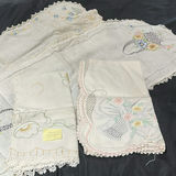 Embroidered Linen Tablecloths and Decorative Linens - thumbnail 1 of 5