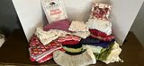 Assorted Clothing, Fabric Linens, and Fruit of the Loom Thermal Top - thumbnail 1 of 6