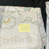 Collection of Vintage Embroidered Linens and Lace Textiles - thumbnail 16 of 22