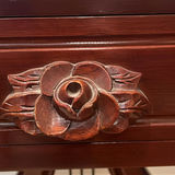 3-pieces total: Victorian Mahogany, 2 side tables and 1 round sofa table  - thumbnail 4 of 11