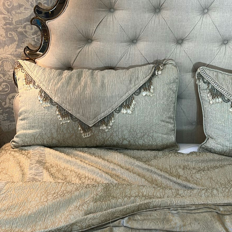 Upholstered Bed Frame and Mattress - image 11 of 18