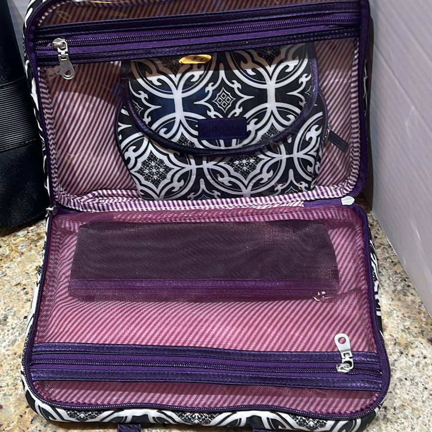Assorted Cosmetic and Travel Bags with Fragrance Bottle - image 8 of 13