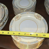 Decorative China Dinnerware and Glassware Set - thumbnail 10 of 13