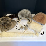 Collection of Fur Hats and Fur Tail Accessory - thumbnail 1 of 9