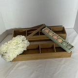 Bamboo Bathroom Organizers, Bath Loofah, and Shell-Shaped Soap Set - thumbnail 1 of 6