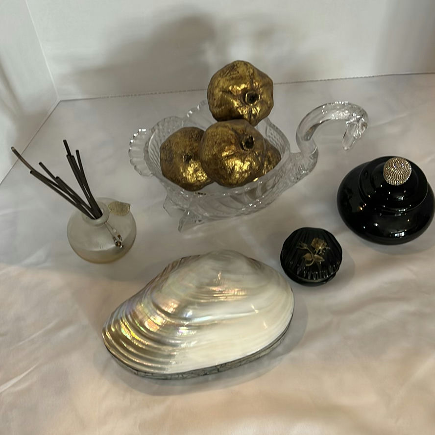 Decorative Glass and Shell Home Decor Items - image 1 of 12