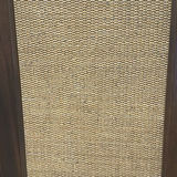 Wood Cabinet with Woven Panel Doors and Interior Mirror - thumbnail 3 of 6