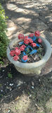 Metal Patio Chair and Decorative Planters - thumbnail 5 of 9