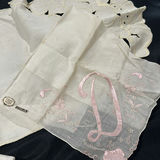 Vintage Embroidered Linen and Handkerchief Set - thumbnail 3 of 6