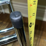 Metal Utility Cart Frame and White Wire Storage Rack - thumbnail 6 of 7