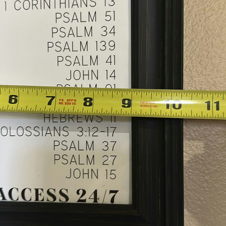 Bill O'Reilly Killing Jesus Book and Framed Bible Emergency Numbers Sign - image 5 of 5